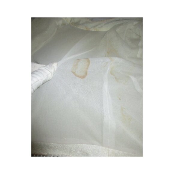 Vintage 80's VIE by Victoria Royal Mock Neck Pearl Beaded Top Hong Kong Size 12 - Picture 6 of 9